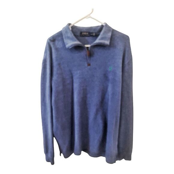 Men’s Ralph Lauren Pima Cotton 1/4 Zip Pullover Size Large - Picture 2 of 4